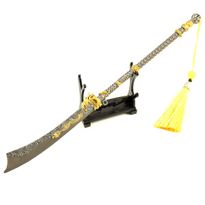 Accesorios de juego Yanyun, modelo de arma, modelo de cuchillo <span class=keywords><strong>sin</strong></span> <span class=keywords><strong>nombre</strong></span>, 30cm, 79G, juguete de Metal para niños, espada, artesanía de acero, decoración de colección - Product Image 1