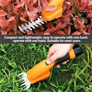 Taille-<span class=keywords><strong>haie</strong></span> électrique sans fil au lithium, outil de jardinage, débroussailleuse électrique rechargeable - Product Image 5