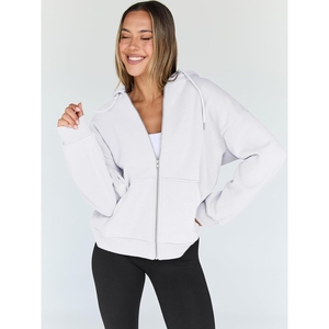Sweat à capuche long et ample pour femme, très demandé, doublé polaire épais, chaud pour l'hiver, décontracté, confortable et élégant - Product Image 2