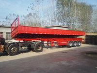 Remorque de cargaison à 3 essieux 20T-80T Remorque de camion à lit bas de haute qualité à vendre ISO CCC BV CE DOT