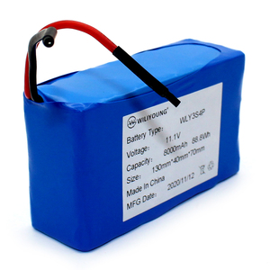 Pack de batteries Li-ion 18650 3S4P 11,1 V / 12 V 8000 mAh 88,8 W adapté pour équipement d'éclairage LED 10 A - Product Image 2