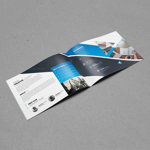 Flyer en papier d'art personnalisé, dépliant plié A4 A5 A6, brochure promotionnelle imprimable, trifold, dépliants d'introduction - Product Image 3