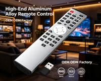 Boîtier en alliage d'aluminium de qualité supérieure JCXK RCT1033 Télécommande 2.4G pour récepteur USB sans fil Portée 20m OEM ODM Direct Usine
