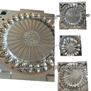 Nhà máy trực tiếp OEM tiêm khuôn thực phẩm dùng một lần ngã ba dao thứ hai tay khuôn mẫu Bộ đồ ăn khuôn - Product Image 3