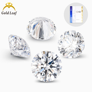 เพชรหลวมเพาะเลี้ยงในห้องปฏิบัติการ ขนาด 1-2 กะรัต รับรองโดย IGI คุณภาพ CVD HPHT ทรงบริลเลียนต์ ระดับ DEF VVS VS1 ยี่ห้อ Goldleaf สำหรับทำเครื่องประดับ (ขายส่ง) - Product Image 5