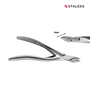 <span class=keywords><strong>STALEKS</strong></span> Coupe-cuticules multifonctionnels pour peaux mortes, avec capuchon de protection, prévention des ongles incarnés, en acier inoxydable, sûrs et pointus - Product Image 4