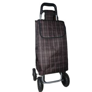 4 Wielen Spanje Stijl Kleine Opvouwbare Winkelen <span class=keywords><strong>Trolley</strong></span> Winkelwagen Met Zak - Product Image 2