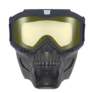 Máscara Modular Compatible con Casco para Aprilia Moto Guzzi, Diseño Convertible, Lavable, Reutilizable, Protector Facial Multideportivo - Product Image 3