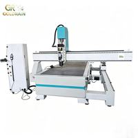 Fresadora CNC de 4 Ejes con Control PLC, Motor de 3.5KW de un Solo Husillo, Máquina de Tallado de Madera de Alta Gama