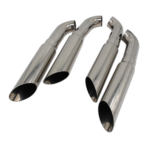 Tuyaux d'échappement à embout quadruple en acier inoxydable <span class=keywords><strong>AMG</strong></span> G 63, modification adaptée aux Mercedes-Benz Classe G W464 G500 G55 de 2006 à 2019 - Product Image 4