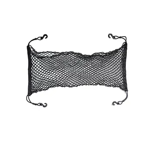 Yeni siyah elastik gövde bagaj depolama koruyucu Net ve araba için örgü çanta kamyon elastik kargo ağı