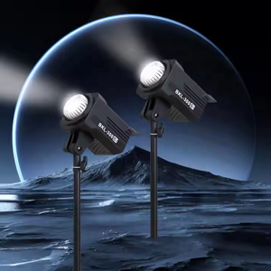 ZSYB Lumière vidéo photographique <span class=keywords><strong>LED</strong></span> COB de studio à haute luminosité, à intensité variable, avec télécommande - Product Image 2