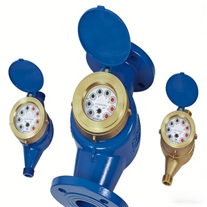 Compteur d'eau froide de type rotor de haute qualité avec raccord à bride fileté - Compteur d'eau domestique - Product Image 4
