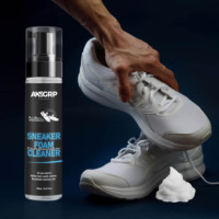 AKSGRP nettoyant pour chaussures en mousse en spray avec étiquette personnalisée nettoyant pour chaussures en mousse de 8oz