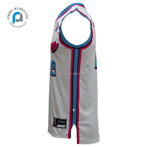 Ensembles de <span class=keywords><strong>basket</strong></span>-ball personnalisés PURE Maillot et short Vêtements de <span class=keywords><strong>basket</strong></span>-ball à sublimation Uniformes pour hommes Robe en jersey pour femmes Basketball - Product Image 5