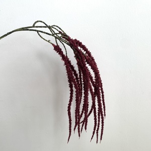 LO-758 Feuillage artificiel de haute qualité, <span class=keywords><strong>plantes</strong></span> d'amarante vertes et blanches suspendues pour bouquet de mariage - Product Image 4