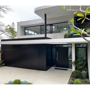 Villa Luxe Noir Électrique <span class=keywords><strong>Auto</strong></span> Smart Aluminium Grille Automatique Moderne Isolé Porte de <span class=keywords><strong>Garage</strong></span> pour Maison - Product Image 5