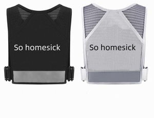 Gilet de course à pied réfléchissant léger personnalisé avec logo, <span class=keywords><strong>pour</strong></span> marathon, trail, cyclisme, entraînement, hydratation, avec <span class=keywords><strong>porte</strong></span>-téléphone - Product Image 3