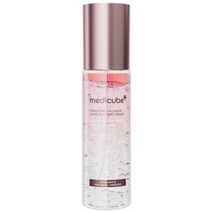 Medicube Pink Collagen Glow Jelly Mist Serum |   Suero en Bruma de Doble Textura con Niacinamida, Glutatión, Ceramida y Ácido Hialurónico - Product Image 1