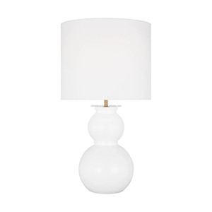 Clear Glass & Chrome Geometric Column Modern Luxury <b>Table</b> Lamp | Sleek Contemporary Lighting for Hotel Lobby & Premium Living Sp - Product Image 5