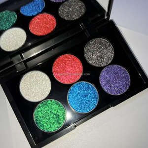 Palette de fards à paupières violets personnalisés à haute pigmentation, fard à paupières duo-chrome pailleté, fard à paupières métallique diamanté DIY - Product Image 3