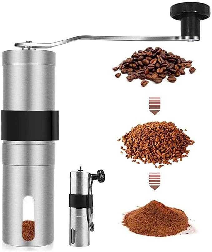 Molinillo Manual de acero inoxidable para café expreso, prensa francesa de sésamo, molinillo de café, A3120