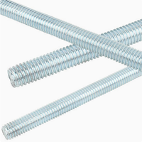 Zhongpin Factory Price DIN975 Fully Threaded Rod Carbon Steel Zinc Plated Left/Right Hand Thread Construction Suspension Fixing