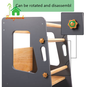 Torre di Apprendimento in Legno Personalizzata per Bambini, Sgabello Montessori Sicuro, Perfetto Aiutante in Cucina - Product Image 4