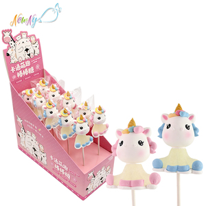 Fabricante Mayorista <span class=keywords><strong>de</strong></span> Dulces Halal Certificados, Piruletas <span class=keywords><strong>de</strong></span> Gelatina 3D con Forma <span class=keywords><strong>de</strong></span> <span class=keywords><strong>Unicornio</strong></span>, con Cajas para Venta al por Menor - Product Image 1
