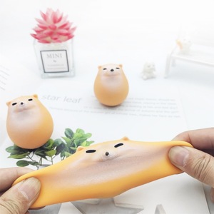 Jouets à presser les plus populaires en TPR, en forme de chien Shiba Inu, pour la réduction du stress, à rebond lent, cadeau promotionnel pour enfants et adultes - Product Image 1