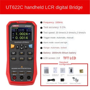 Multímetro Digital UNI-T UT611/UT612, Medidor de Capacitancia, Resistencia e Inductancia, Probador de Puente Digital - Product Image 3