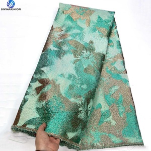 Tessuto <span class=keywords><strong>in</strong></span> Pizzo Jacquard Broccato 100% <span class=keywords><strong>Cotone</strong></span> con Ricami, Design Africano Tradizionale, Ecologico, per <span class=keywords><strong>Abiti</strong></span> <span class=keywords><strong>da</strong></span> Festa e <span class=keywords><strong>da</strong></span> <span class=keywords><strong>Sposa</strong></span> - Product Image 5