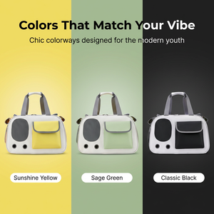 حقيبة ظهر محمولة للحيوانات الأليفة قابلة للتنفس ومناسبة لجميع الفصول، حقيبة سفر للقطط والكلاب، حقيبة ظهر للحيوانات الأليفة للسفر عبر الحدود. - Product Image 5