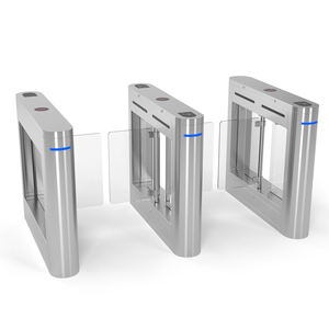 Offre Spéciale haute qualité balançoire barrière tourniquet porte salle de sport contrôle d'accès Qr Code <span class=keywords><strong>Scanner</strong></span> électronique rabat balançoire tourniquet - Product Image 6