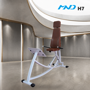 Banco de prensa de piernas premium MND Fitness, equipo de <span class=keywords><strong>gimnasio</strong></span> para importadores comerciales, tecnología de resistencia hidráulica - Product Image 1