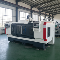 Tour CNC horizontal 4 axes entièrement personnalisable HX-80150-95 à double alimentation automatique pour le traitement des rouleaux textiles
