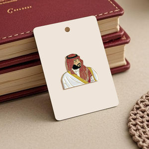 En Stock, insignia del rey de Arabia Saudita, pegatinas de teléfono de Metal, pines de líder famoso de Oriente Medio para regalos de recuerdo del Día Nacional de Arabia Saudita - Product Image 6