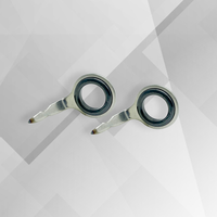 OEM série MKG cannes à pêche submersibles anneau de guidage électrolytique pliable boucle de fil guide oeil accessoire pour la pêche à la carpe bar