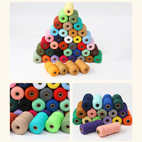 Cordon en macramé, cordon en coton torsadé, corde de taille, 2 mm, 3 mm, 4 mm, multicolores, longueur, corde en macramé tricotée en vrac