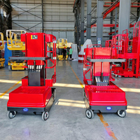 Chariot élévateur électrique de picking 300 kg pour la manutention de matériaux en entrepôt, plateforme de travail en hauteur à grande portée