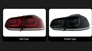 <span class=keywords><strong>Feux</strong></span> arrière LED pour <span class=keywords><strong>Golf</strong></span> <span class=keywords><strong>6</strong></span> MK6 <span class=keywords><strong>GTI</strong></span> <span class=keywords><strong>Golf</strong></span> R, ensemble de <span class=keywords><strong>feux</strong></span> arrière avec clignotants séquentiels, lentille rouge fumée - Product Image 4