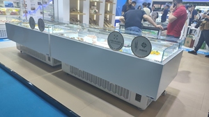 Tùy chỉnh tầng thường vụ duy nhất-kệ Tempered Glass lạnh sô cô la bánh hiển thị trường hợp kỹ thuật số kiểm soát nhiệt độ cho - Product Image 5