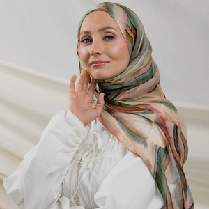 2025 personnalisé meilleure vente Premium élégant à la mode imprimé Modal Hijab nouveau Design respirant doux musulman Modal Hijab - Product Image 3
