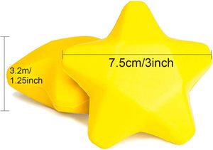 Vente flash - Ballon anti-stress en forme d'étoile personnalisé avec logo, en mousse PU, jouet pour enfants, ballon de jeu d'extérieur - Product Image 2