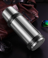 Botol Vakum Stainless Steel Besar 1200ml dengan Mulut Lebar dan Pegangan untuk Perjalanan, Olahraga Luar Ruangan, Gym, Camping, Grosir