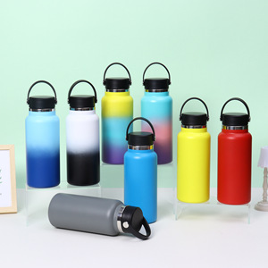 กระติกน้ำสแตนเลส 304 สองชั้น ความจุขนาดใหญ่ แบบไล่สี พกพาสะดวก สำหรับเล่นกีฬา ขายส่ง - Product Image 1