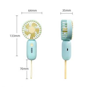 Ventilador de Mano Mini de 500 mAh, Estilo Chino/Morandi/Forma de Flor, Viento Fuerte, para Todas las Ocasiones, Regalo Promocional, Superventas - Product Image 4