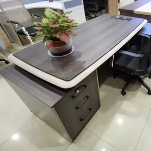 Uxury-mesa de oficina ejecutiva, mueble comercial de escritorio