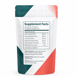 Nuevo Quemador de Grasa Natural Puro, Fórmula Premium, Té Verde, Garcinia Cambogia, Lipo, Pérdida de Grasa, Sin Gluten, Cápsulas Anti-Fatiga 2 - Product Image 6