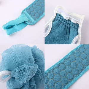 Ensemble d'éponges de bain, 3 pièces, exfoliant, gommage du dos, nettoyage du corps, Massage, Gel douche, serviette, boule de douche - Product Image 2